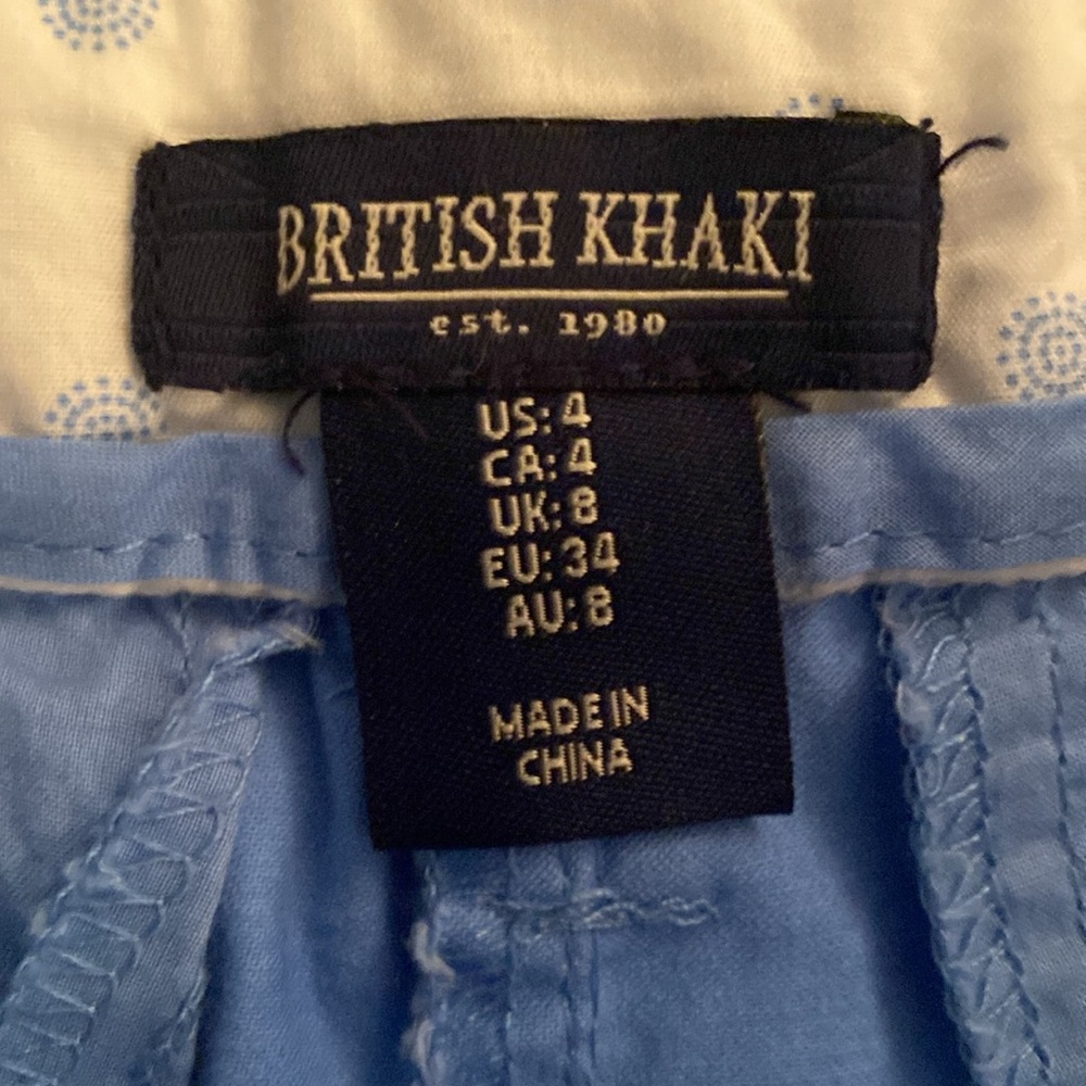 British Khaki size 4 nautical shorts - Picture 3 of 5